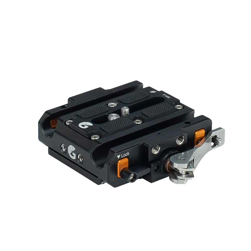 LeftField 3 Sony FX6 QR Baseplate – Bright Tangerine