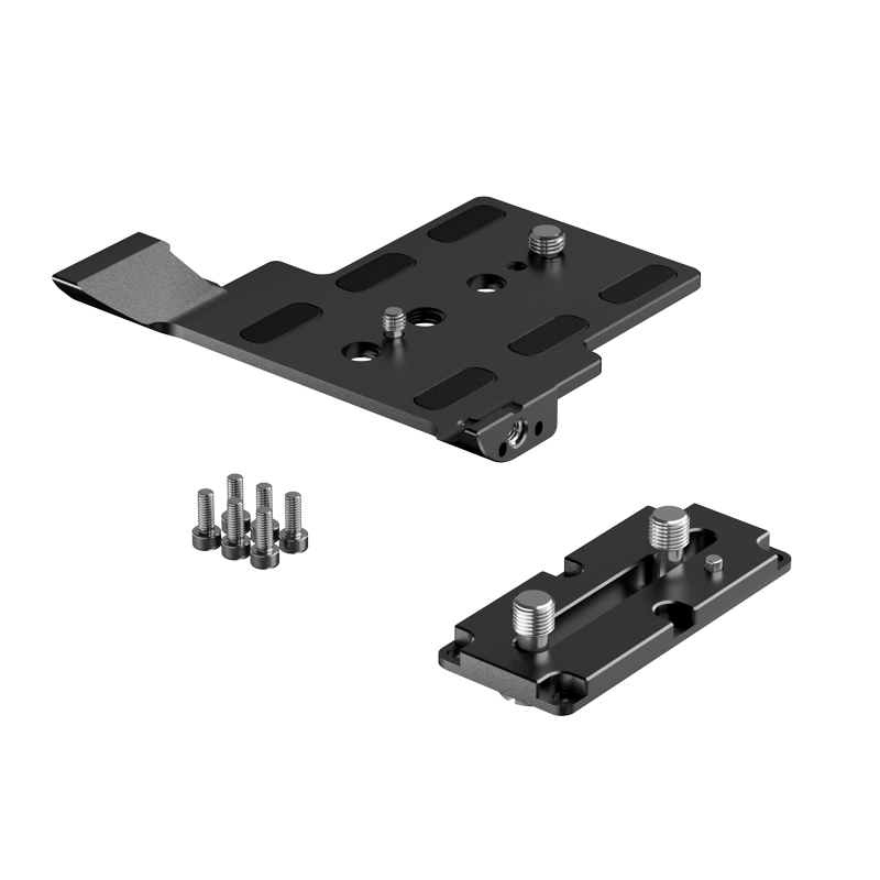 Sony VENICE 1 & 2 Split Riser for 15mm Baseplate – Bright Tangerine