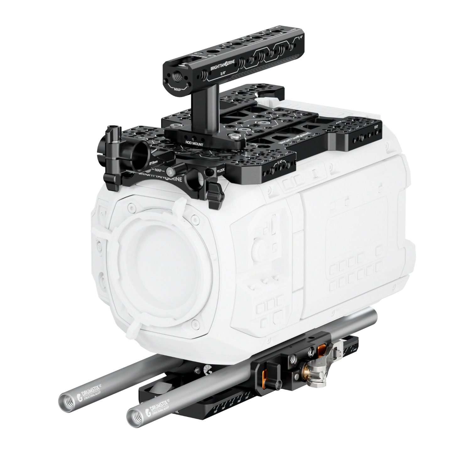 Advanced Kit for Blackmagic URSA Cine – Bright Tangerine