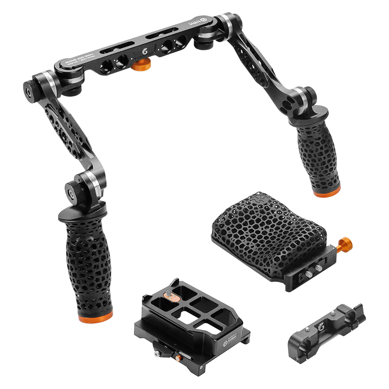 Hold hands  KASBAH Shoulder Pad + 15mm LWS/Studio Hand Grip Kit – Bright Tangerine