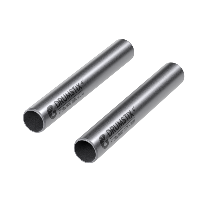 B1252 0018 Drumstix 15mm Titanium Support Rods 4inch Pair 10 2cm web