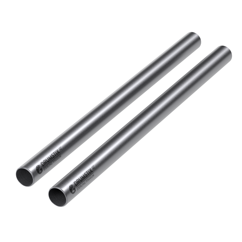 B1252 0006 Drumstix 19mm Titanium Support Rods 12inch Pair 30 4cm web