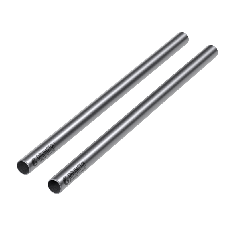 B1252 0012 Drumstix 15mm Titanium Support Rods 12inch Pair 30 4cm web
