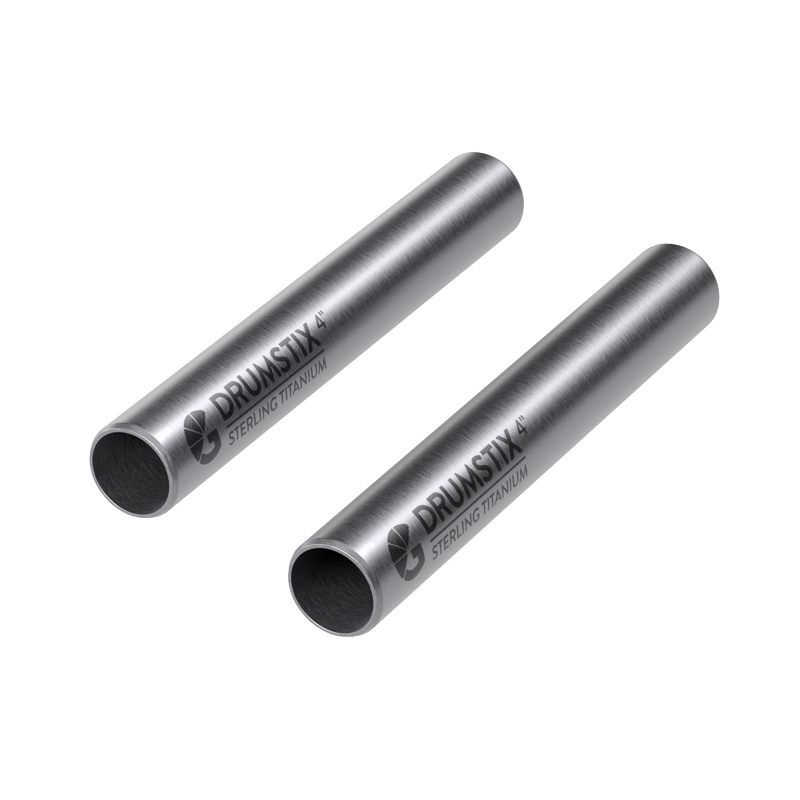 B1252 0018 Drumstix 15mm Titanium Support Rods 4inch Pair 10 2cm web