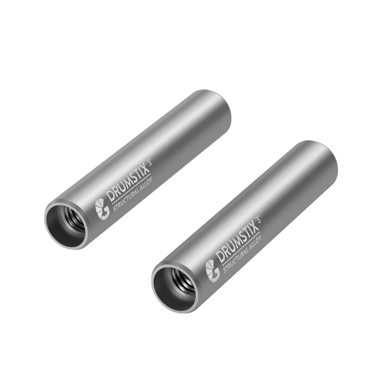 B1252 0030 Drumstix Structural Alloy 15mm Threaded Rod Pair 3in 7 6cm web