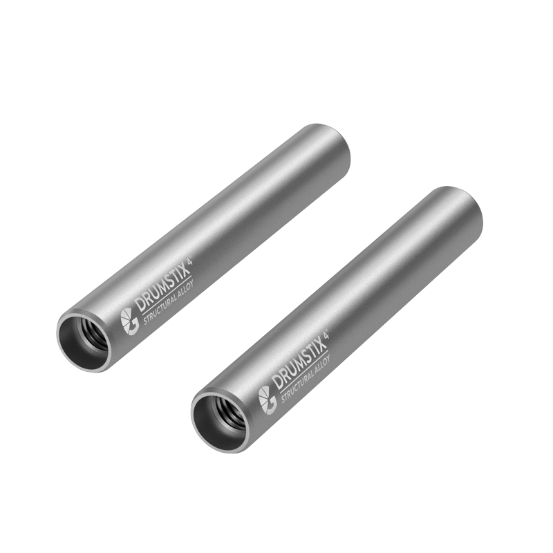 B1252 0031 Drumstix Structural Alloy 15mm Threaded Rod Pair 4in 10 2cm web