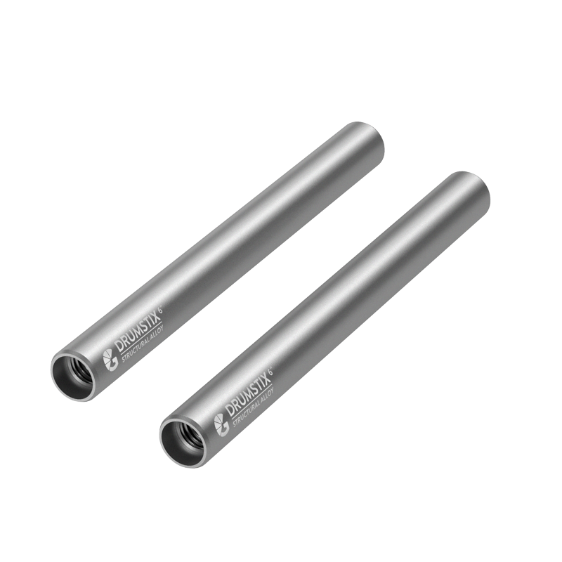 B1252 0032 Drumstix Structural Alloy 15mm Threaded Rod Pair 6in 15 2cm web