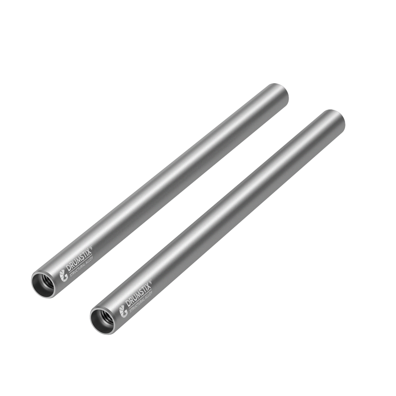 B1252 0033 Drumstix Structural Alloy 15mm Threaded Rod Pair 9in 22 8cm web