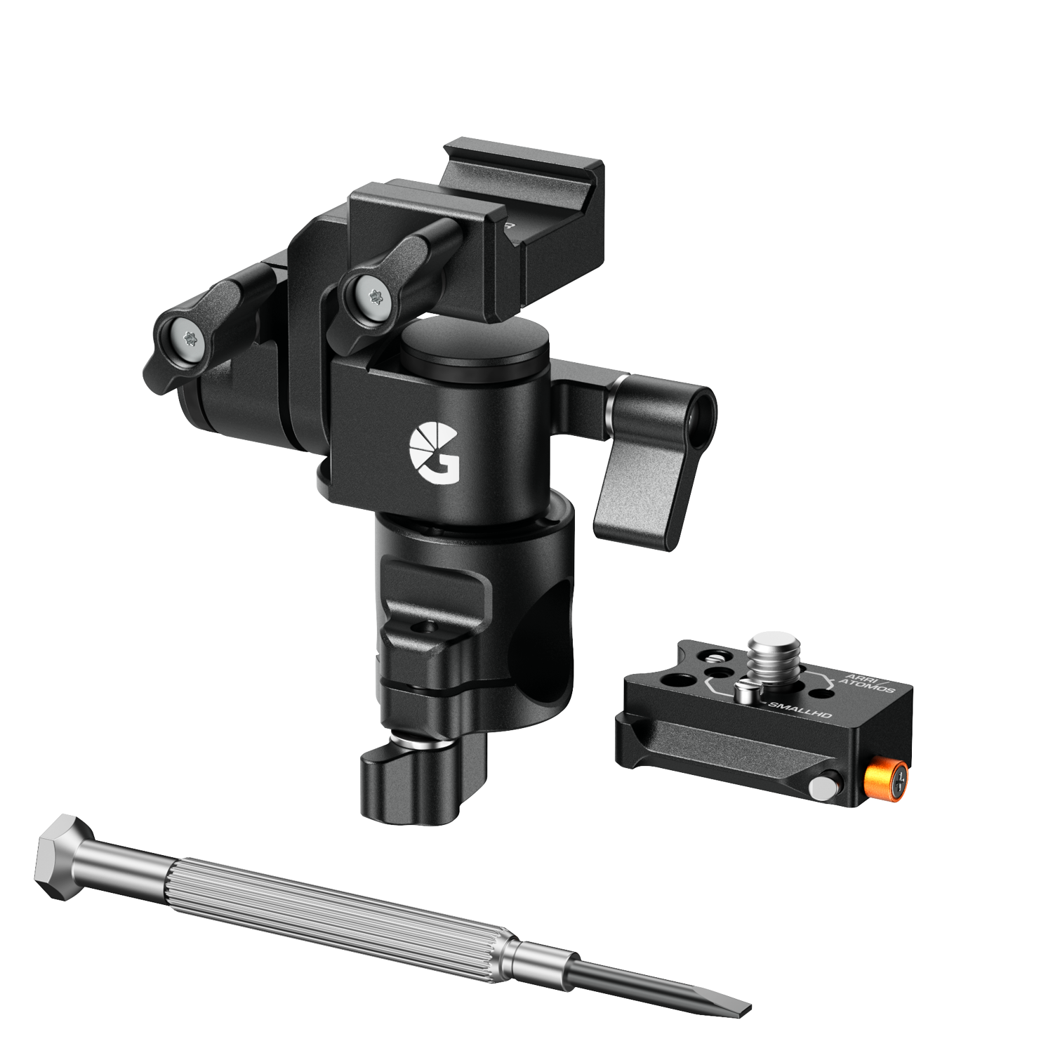 B3001 0111 Monitor Mount for SmallHD Cine 5 QR Kit (NATO Top 15mm Rod Base) 01 web