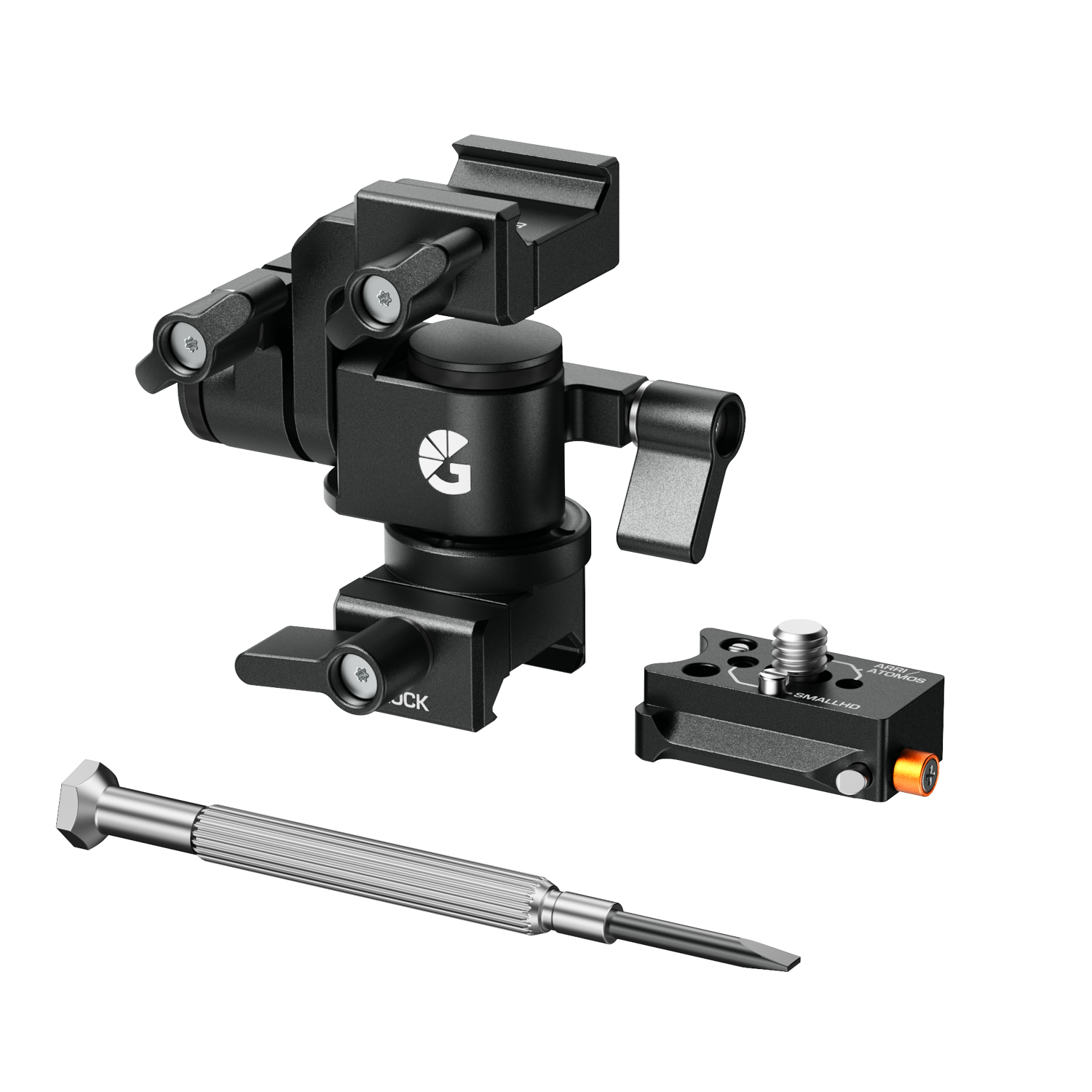 B3001 0112 Monitor Mount for SmallHD Cine 5 QR Kit (NATO Top NATO Base) 01 web