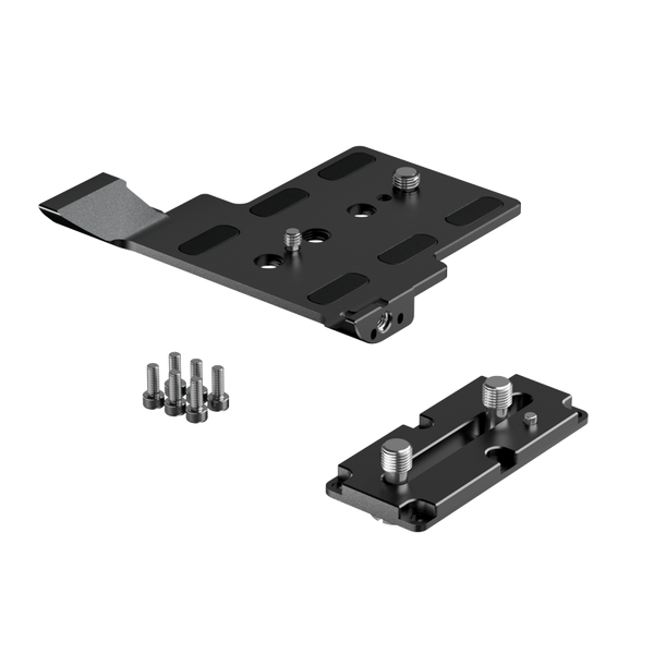Sony VENICE 1 & 2 Split Riser for 15mm Baseplate – Bright Tangerine