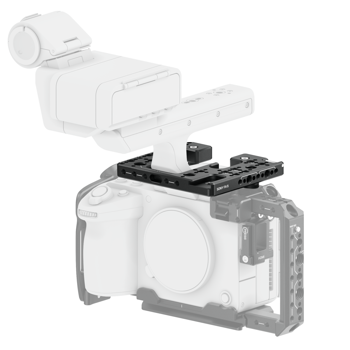 Sony FX5 Floating Top Plate