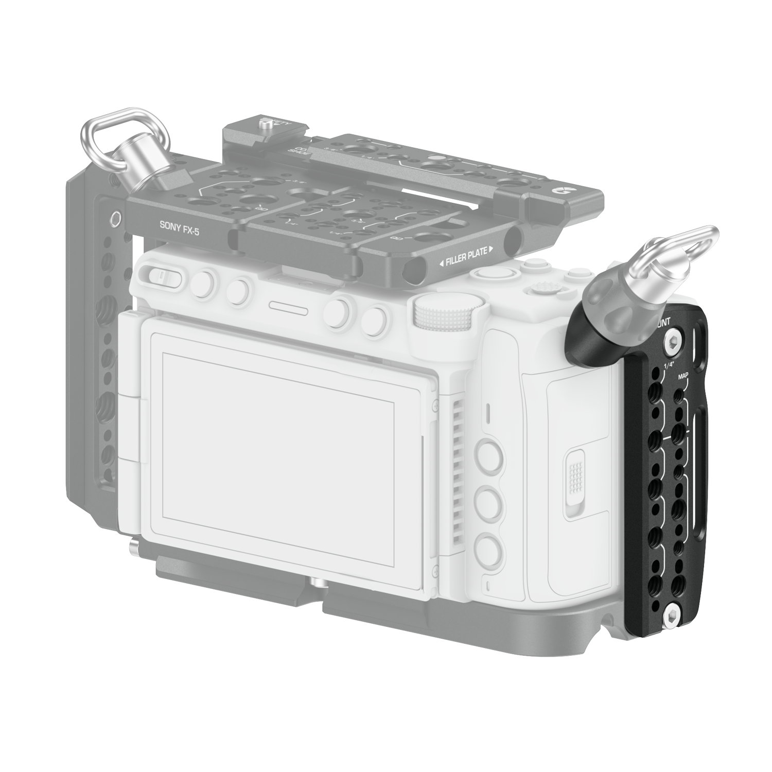 Sony FX5 Right Side Plate