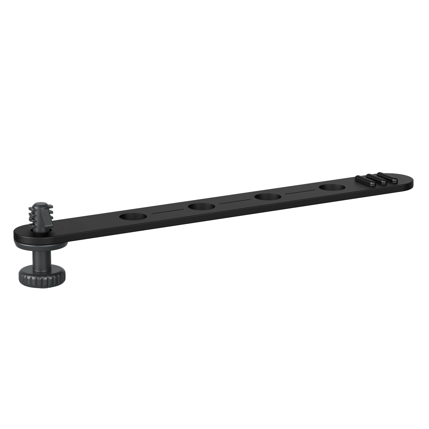 Loom Cable Tidy - Black - 1/4" - 4 Pack
