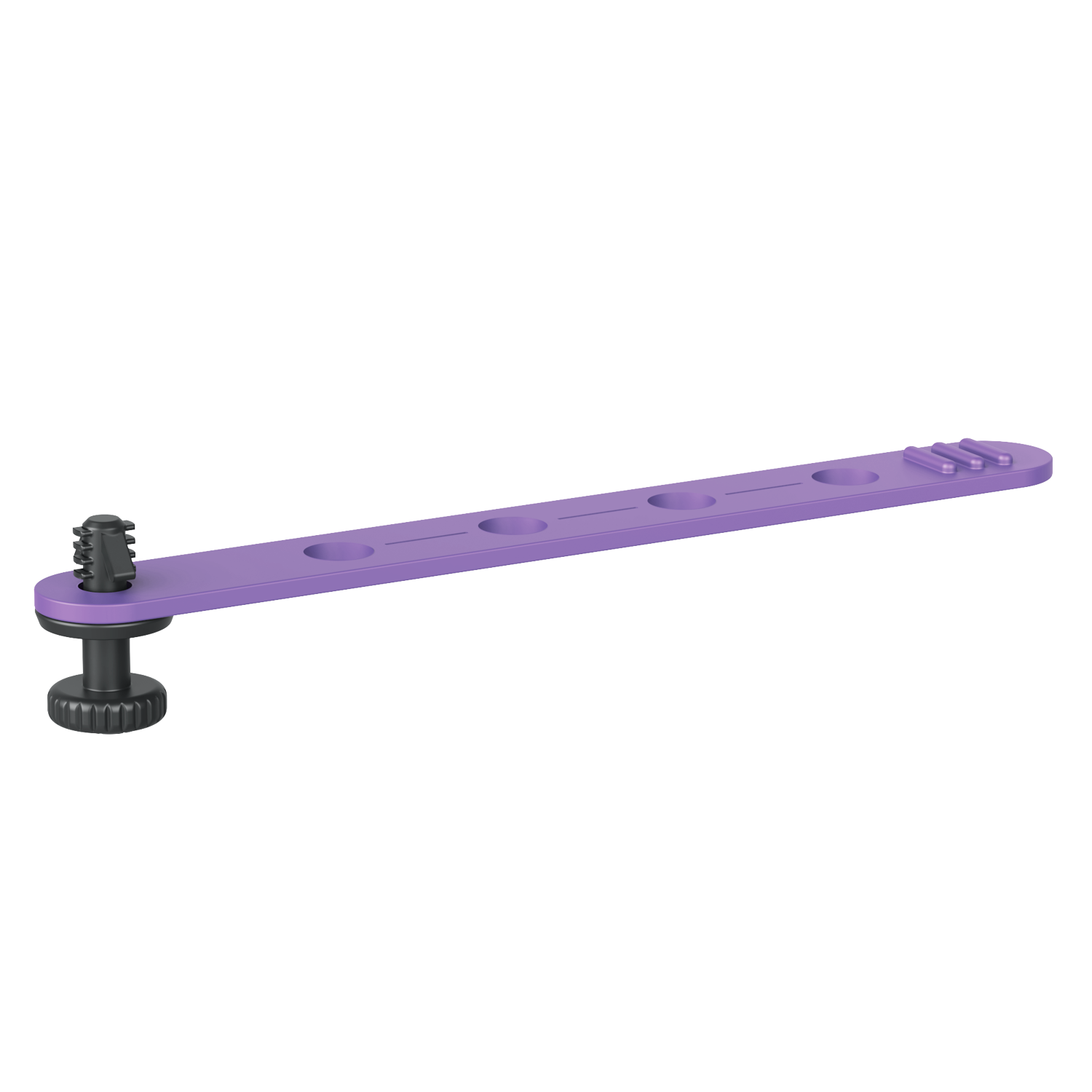 Loom Cable Tidy - Purple - 1/4" - 4 Pack