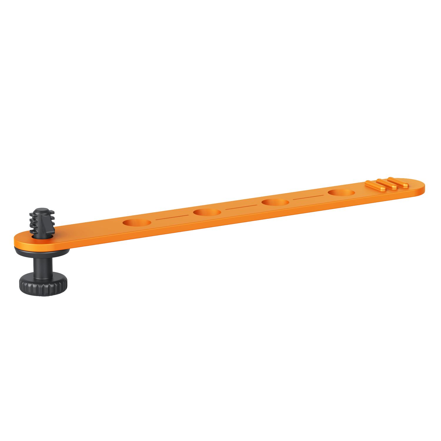 Loom Cable Tidy - Orange - 1/4" - 4 Pack