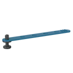 Loom Cable Tidy - Blue - 1/4" - 8 Pack
