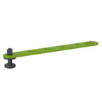 Loom Cable Tidy - Green - 1/4" - 8 Pack