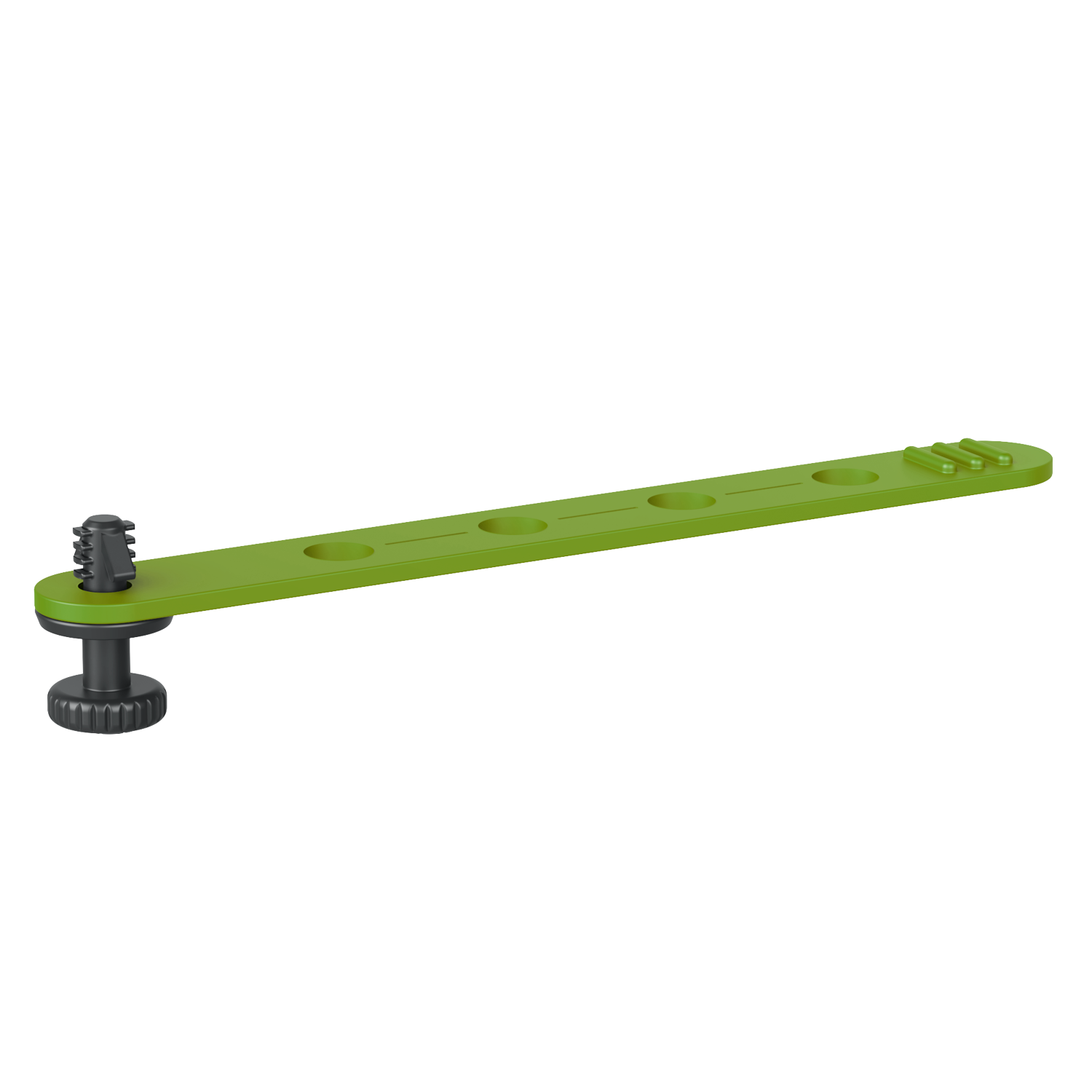 Loom Cable Tidy - Green - 1/4" - 8 Pack