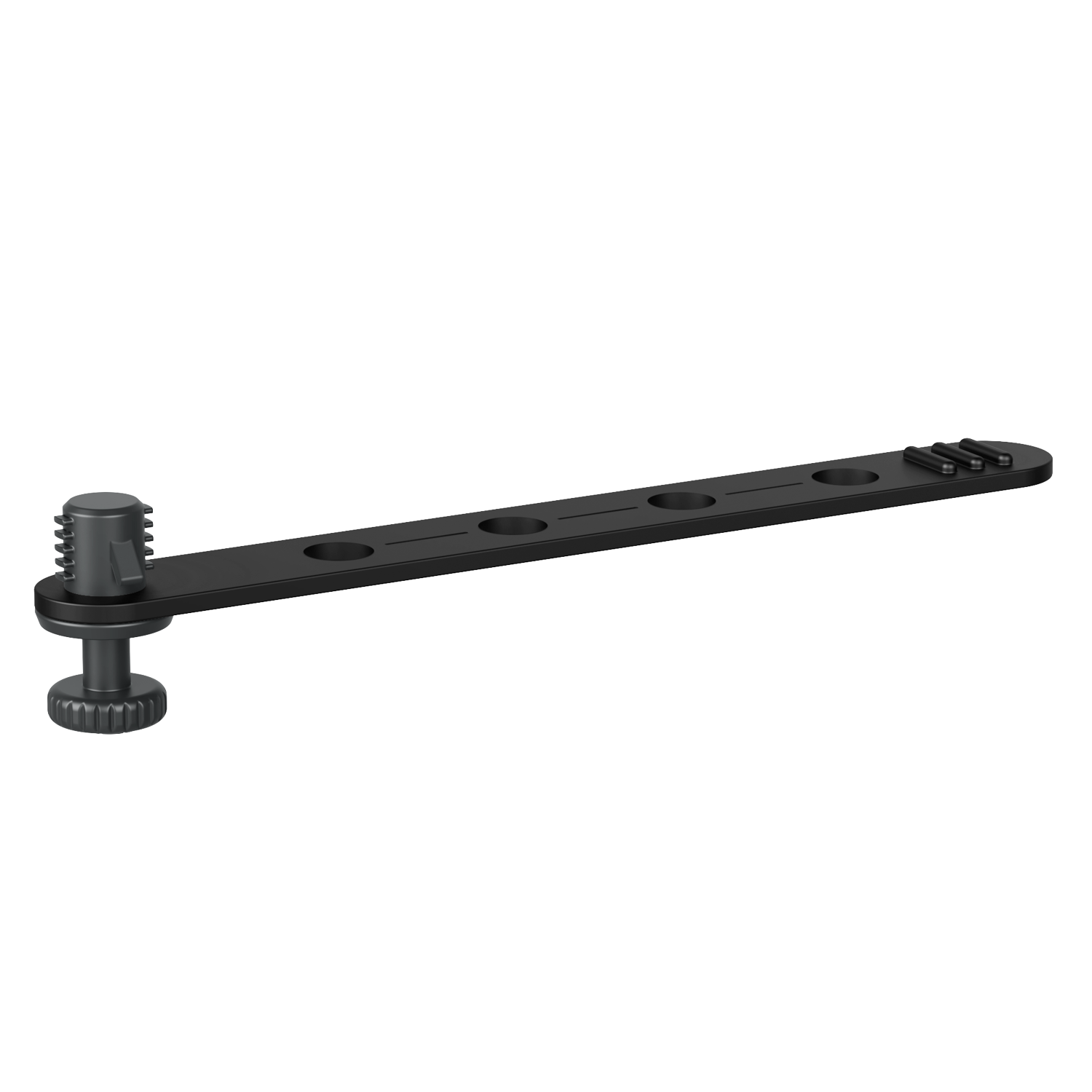Loom Cable Tidy - Black - 3/8" - 4 Pack