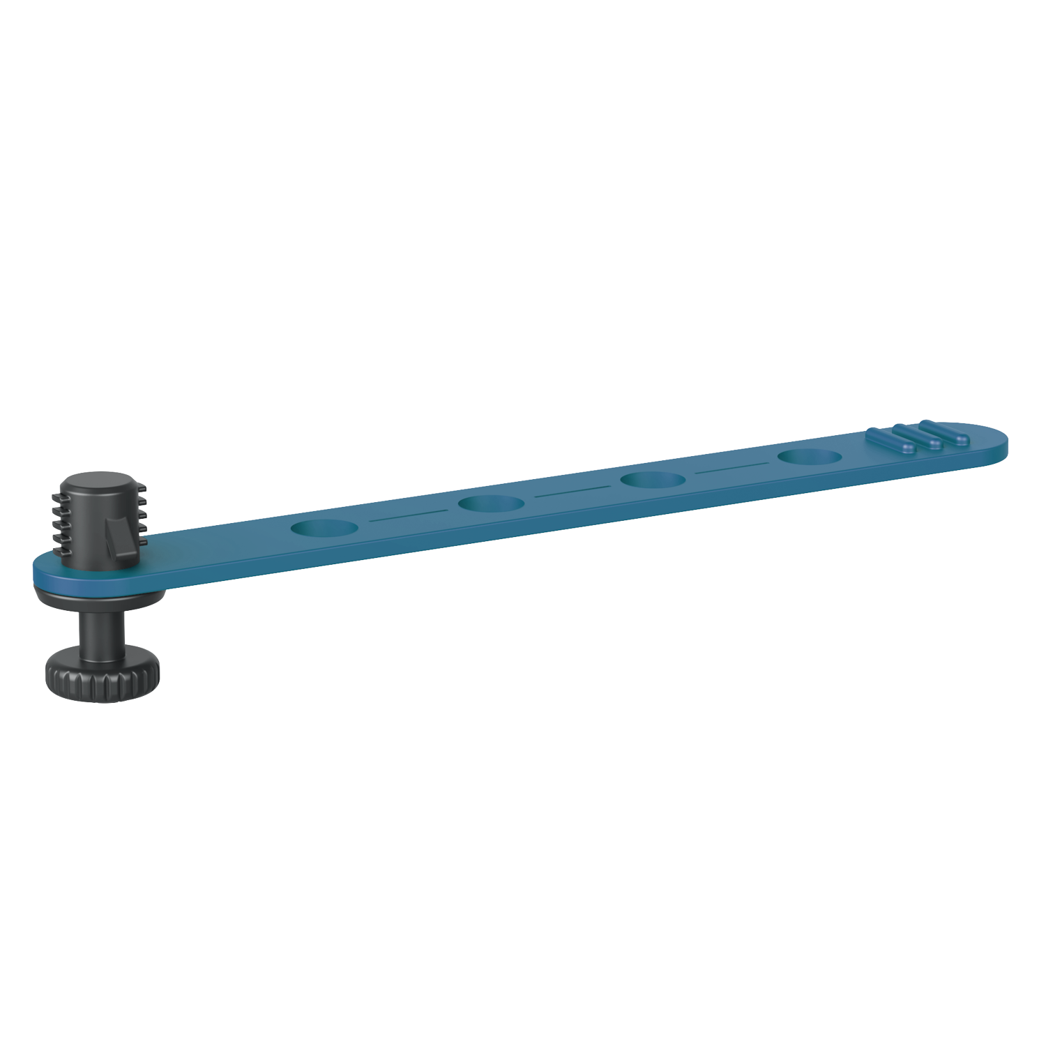 Loom Cable Tidy - Blue - 3/8" - 4 Pack