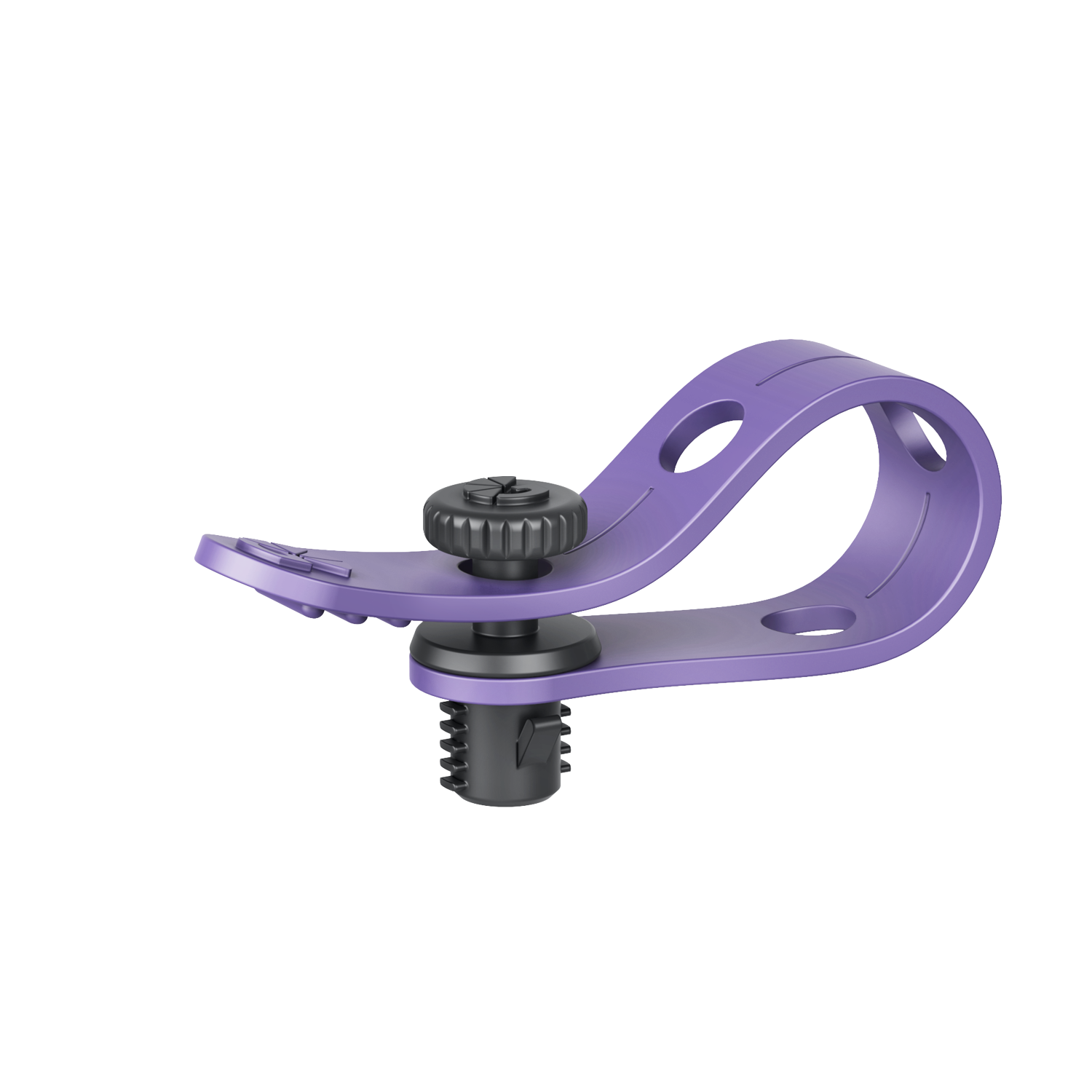 Loom Cable Tidy - Purple - 3/8" - 4 Pack
