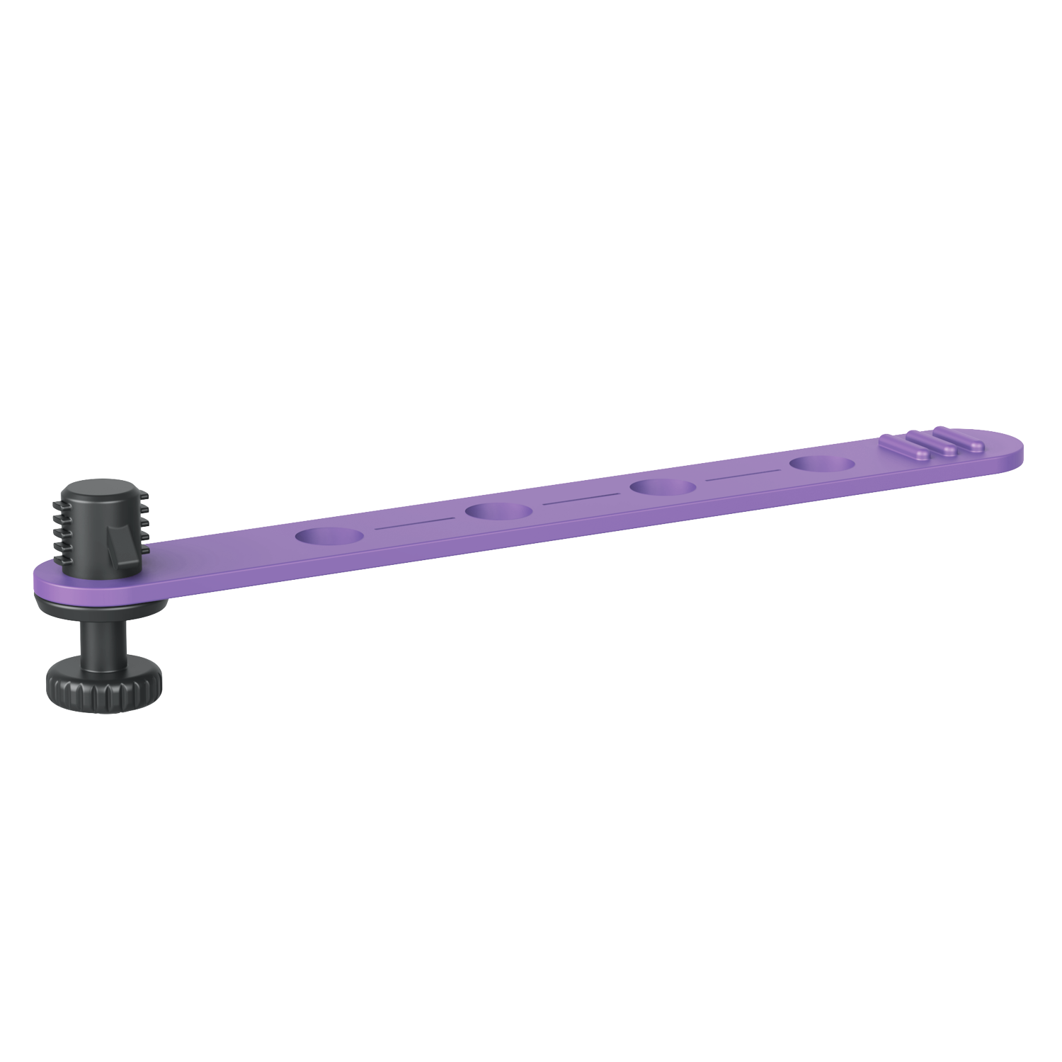 Loom Cable Tidy - Purple - 3/8" - 4 Pack