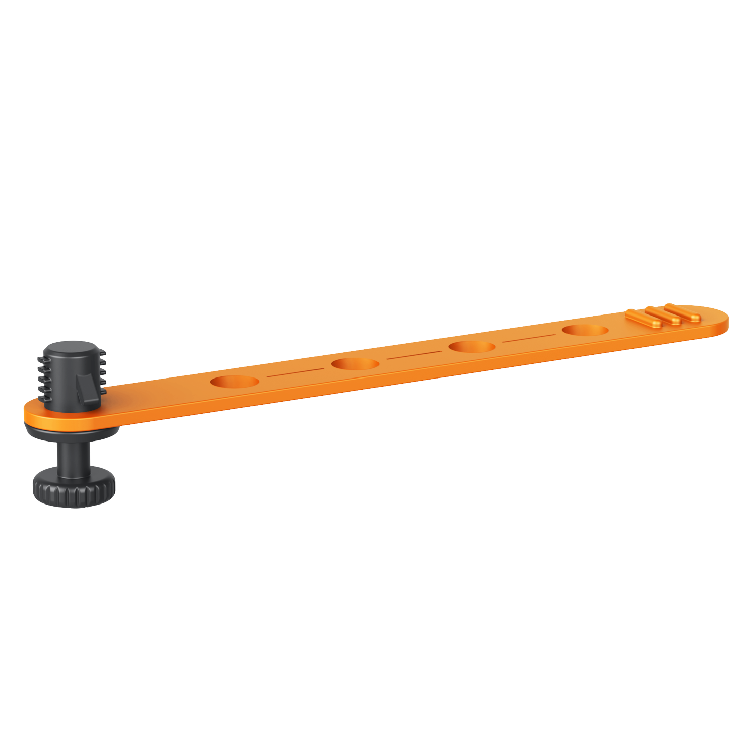 Loom Cable Tidy - Orange - 3/8" - 4 Pack