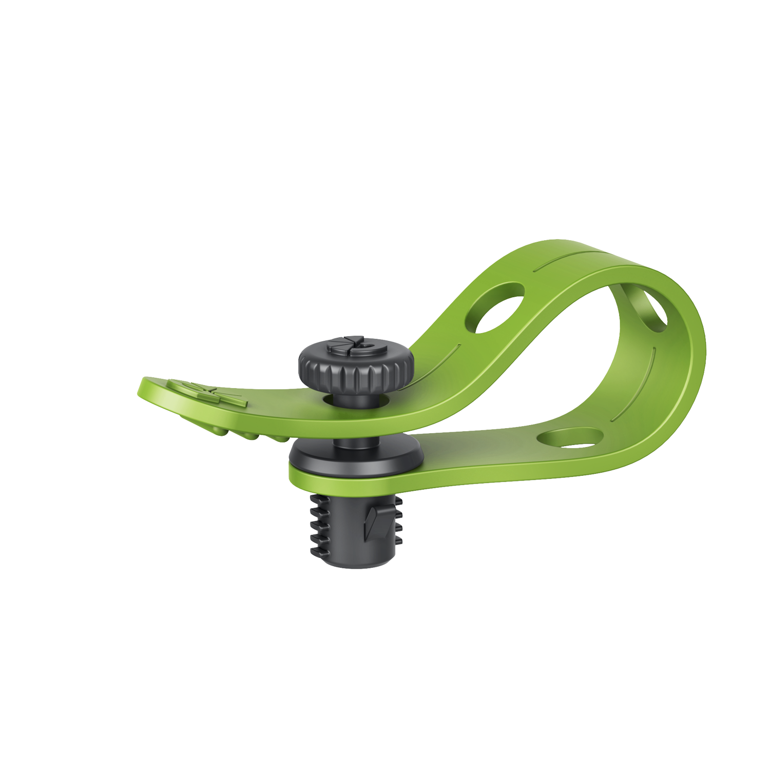 Loom Cable Tidy - Green - 3/8" - 4 Pack