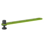Loom Cable Tidy - Green - 3/8" - 4 Pack