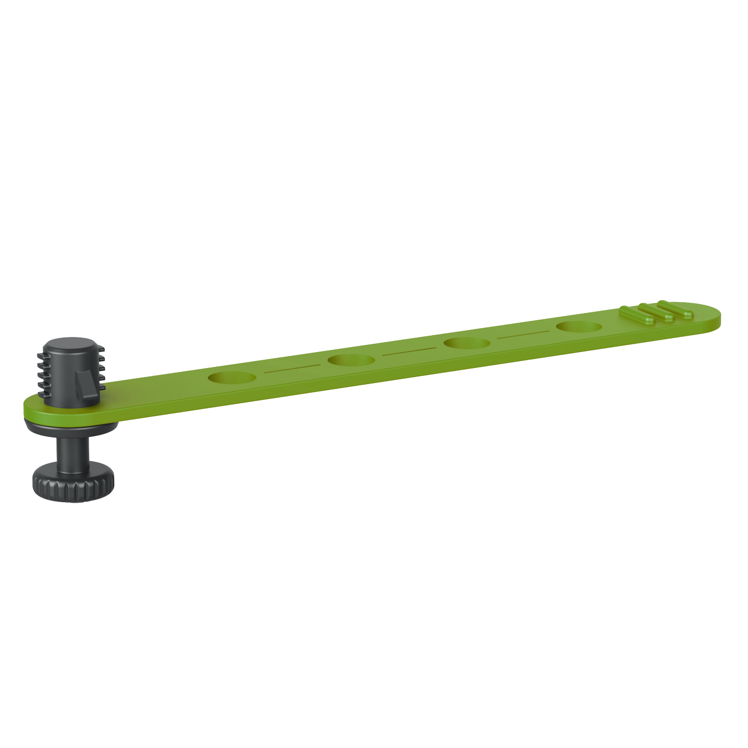 Loom Cable Tidy - Green - 3/8" - 4 Pack