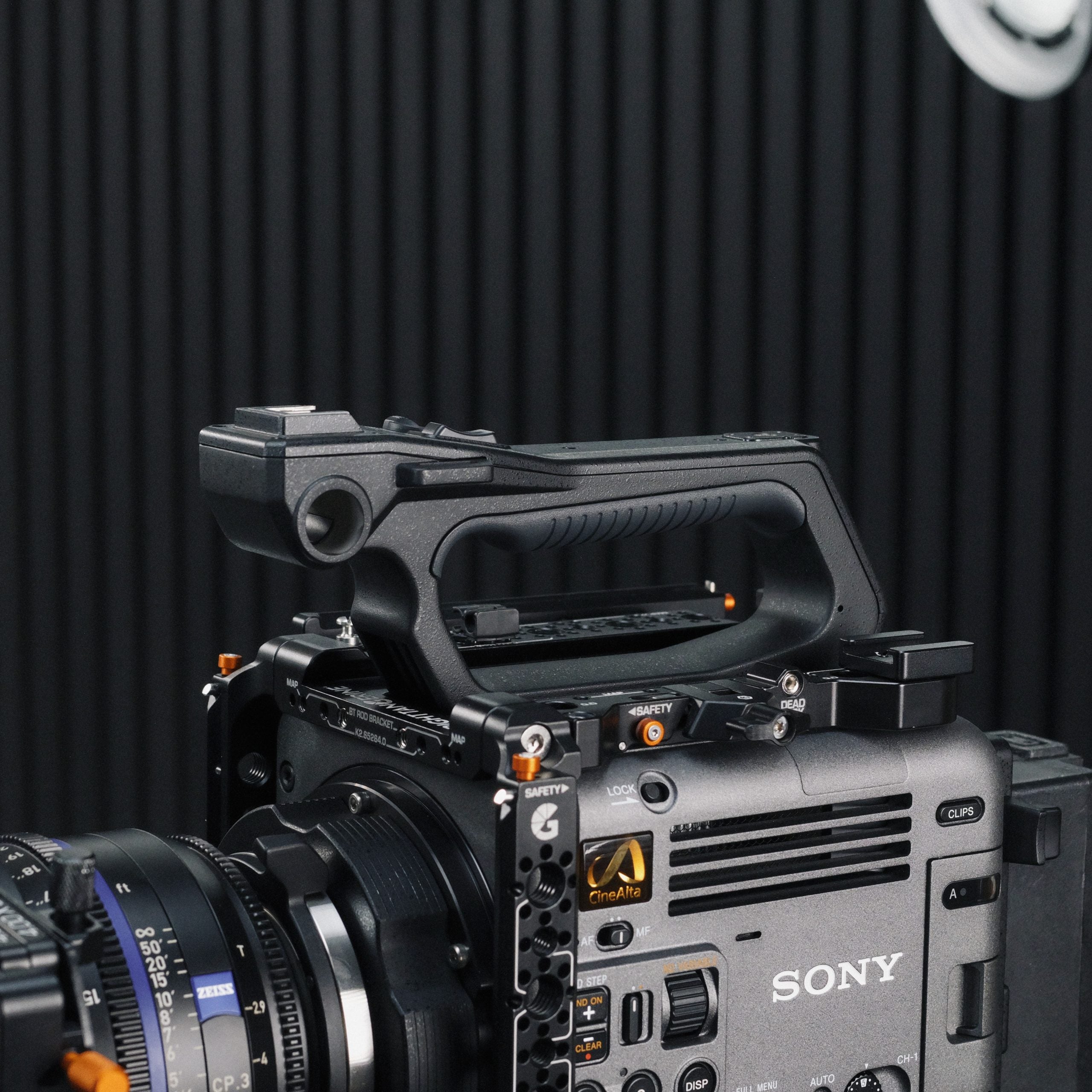 Sliding Top Plate for Sony BURANO – Bright Tangerine