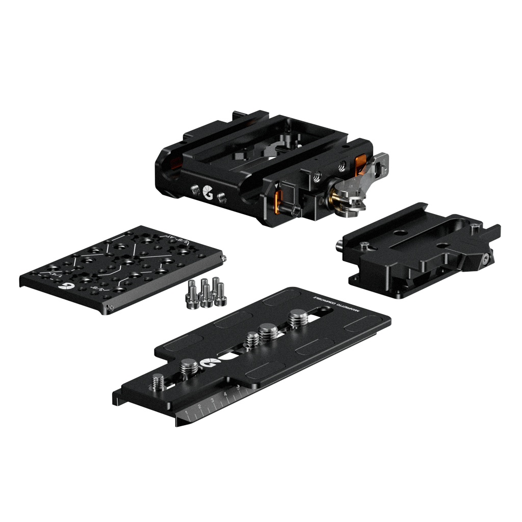 v raptor manfrotto baseplate LeftField QR Baseplate Manfrotto for RED V RAPTOR 01