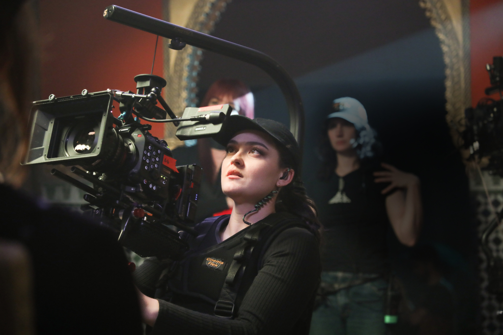 Valentina Vee on the KASBAH Atman Universal Shoulder Rig 2